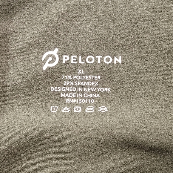 Peloton Olive Green Logo High Waist Leggings 23" Inseam Performance Women’s XL - Picture 5 of 6
